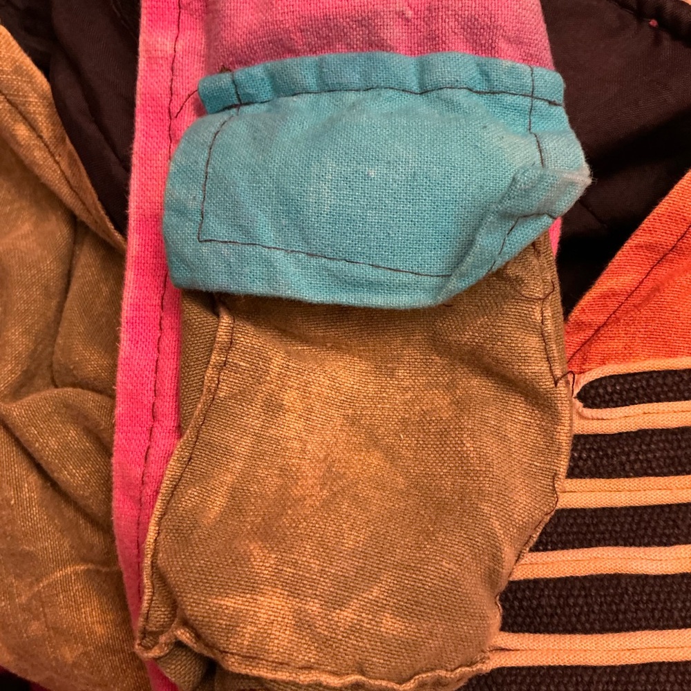 Colorful Patchwork Shoulder Bag - Picture 5 of 6